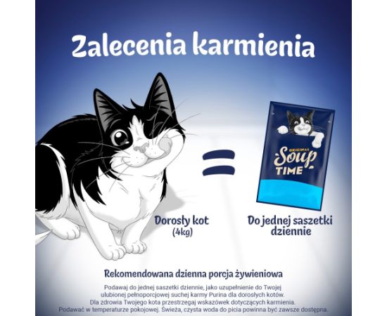 PURINA FELIX Soup ORIGINAL Rybne smaki 6x48g Консервы кошек
