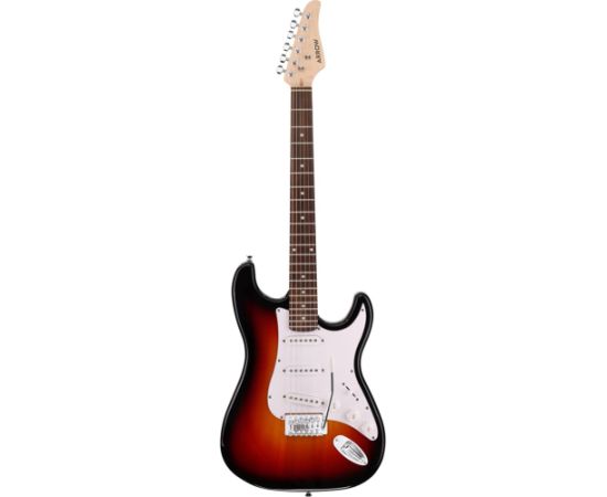 Arrow Tonecaster ST 111 Tobacco Burst Rosewood/White - Gitara elektryczna Музыкальные инструменты