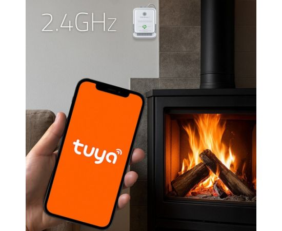 Qoltec 52651 Natural Gas Leak Sensor | CH4 detector | NG | Tuya | Wi-Fi | 85dB alarm | LED Gudrā māja