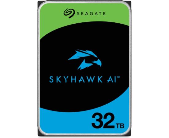 HDD Seagate Skyhawk AI 32TB SATA ST32000VE000 HDD Iekšējie cietie diski