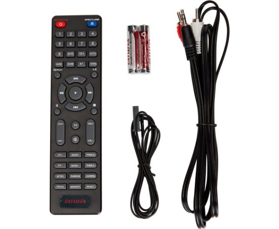 AIWA mikro mūzikas sistēma ar Bluetooth, melna - MSBTU-300MKII Музыкальные центры