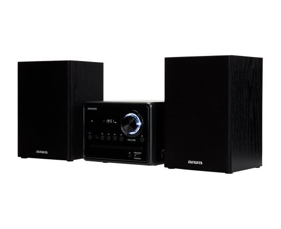 AIWA mikro mūzikas sistēma ar Bluetooth, melna - MSBTU-300MKII Музыкальные центры