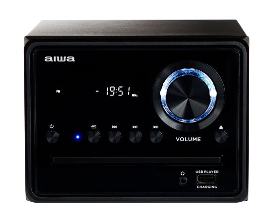 AIWA mikro mūzikas sistēma ar Bluetooth, melna - MSBTU-300MKII Музыкальные центры