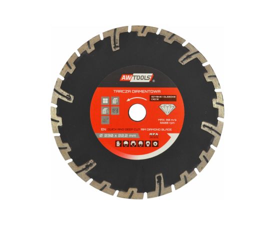 Dimanta griešanas disks AWTools AW45408; 350x32 mm Различные диски