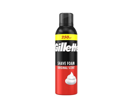 Gillette Original Scent Shave Foam - Pěna na holení 250ml Smaržas - NESAKĀRTOTS
