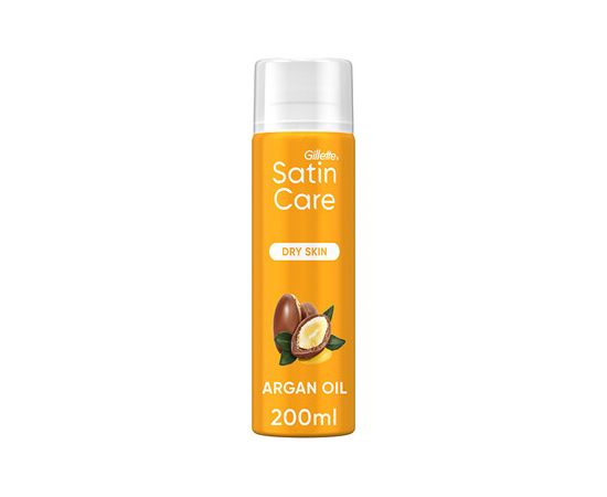 Gillette Satin Care Argan Oil - Gel na holení 200ml Smaržas - NESAKĀRTOTS