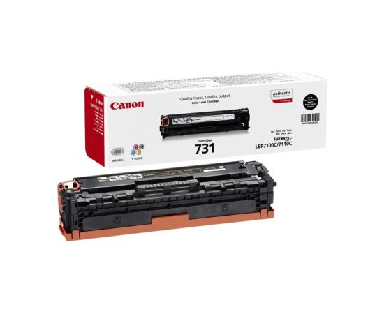 Canon CRG 731 (6272B002) Toner Cartridge, Black (SPEC) Lāzerprinteru izejmateriāli