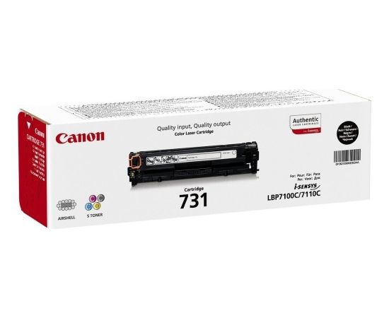 Canon CRG 731 (6272B002) Toner Cartridge, Black (SPEC) Lāzerprinteru izejmateriāli