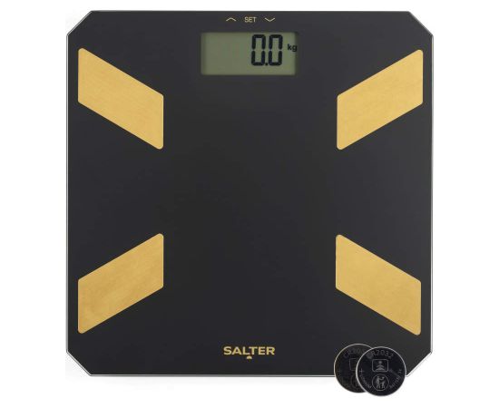 Salter SA00601BGCFEU12 Glass Analyser Scale, Black Ķermeņa svari