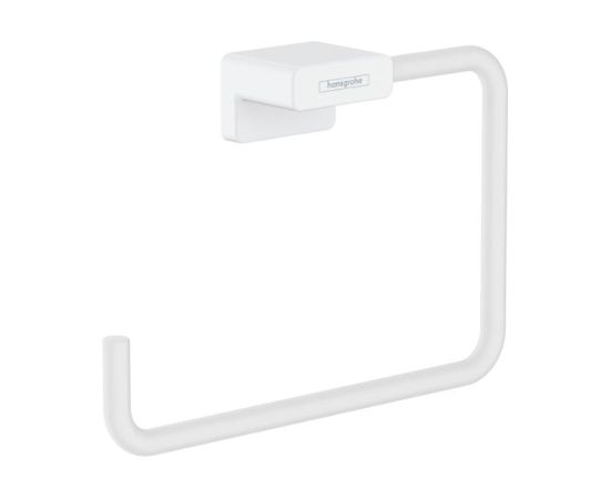 Hansgrohe dvieļu riņķis AddStoris, matēts balts Аксессуары для ванной