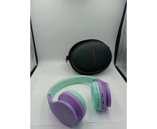 Austiņas PowerLocus Bluetooth Headphones P1 Teal-Purple Austiņas