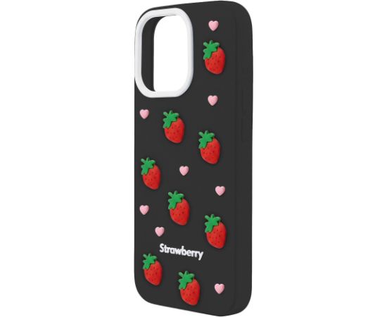 Mocco Strawberry Back Case Aizmugurējais apvalks priekš Apple iPhone 17 Pro Max Neoriģinālie Maciņi