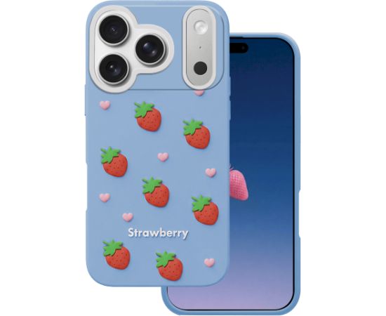 Mocco Strawberry Back Case Aizmugurējais apvalks priekš Apple iPhone 17 Pro Neoriģinālie Maciņi