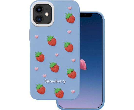Mocco Strawberry Back Case Aizmugurējais apvalks priekš Apple iPhone 11 Neoriģinālie Maciņi