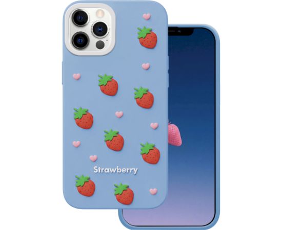Mocco Strawberry Back Case Aizmugurējais apvalks priekš Apple iPhone 12 / 12 Pro Neoriģinālie Maciņi