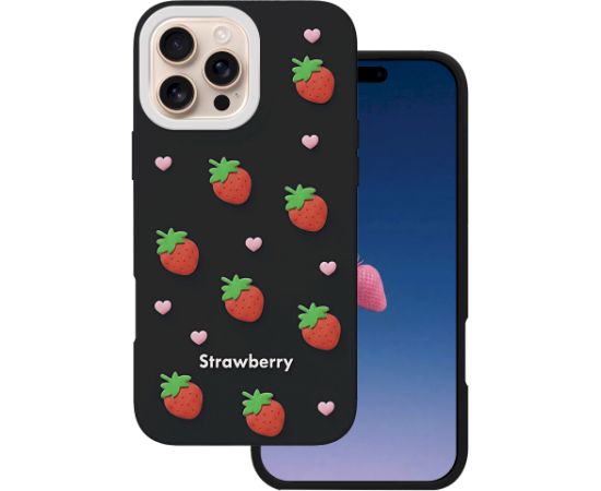 Mocco Strawberry Back Case Чехол для телефона Apple iPhone 16 Pro Чехлы - альтернативные
