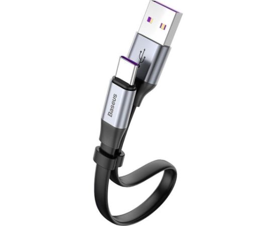 Baseus   CABLE USB TO USB-C 0.23M/BLACK CATMBJ-BG1 Дата USB-кабели