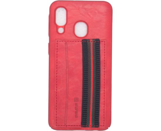 Evelatus Samsung  A40 Cubit Plastic Red Neoriģinālie Maciņi