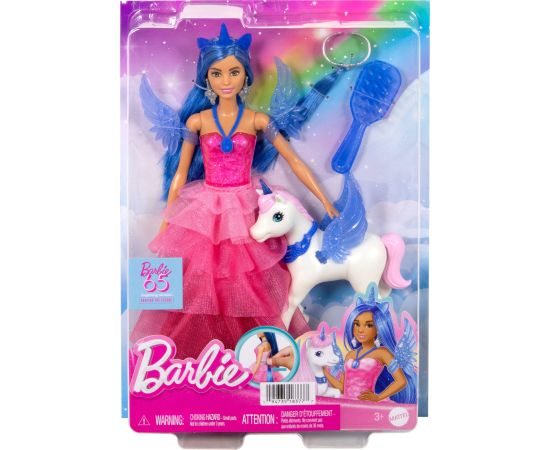 Lalka Barbie Mattel Sapphire Skrzydlaty jednorożec Lalka 65 rocznica HRR16 Куклы и аксессуары