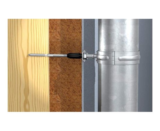 Fischer Distance mounting system Thermax 10/240 M6, dowels (black/grey, 20 pieces) Новинки Для дома и сада 