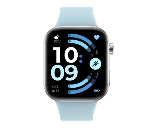 Xiaomi REDMI Watch 6 Smart watch GPS (satellite) AMOLED 2.07" Waterproof Glacier Blue Smart-Watch Умные часы