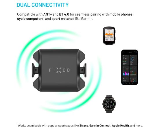 Fixed Cadence/Speed Sensor Spin Bluetooth Black Smart-Watch Умные часы