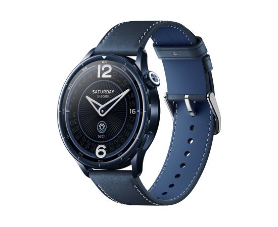Xiaomi Watch S5 46mm Smart watch AMOLED 1.48” Waterproof Ceramic Blue Smart-Watch Pulksteņi
