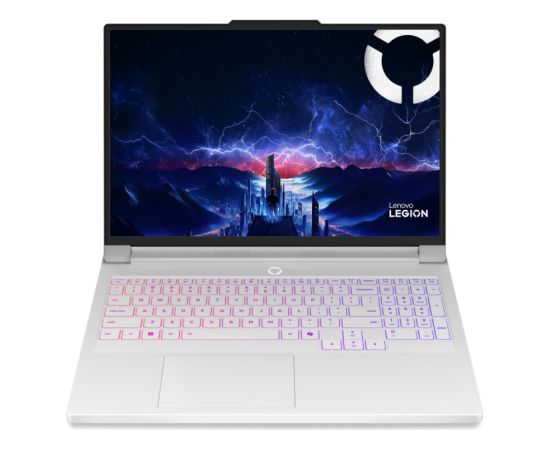 Lenovo Legion Pro 7 16IAX10H Intel Glacier White 16 " OLED WQXGA 2560 x 1600 pixels Glossy Intel Core Ultra 7 255HX 32 GB CSODIMM DDR5 Solid-state drive capacity 1000 GB NVIDIA GeForce RTX 5070 Ti GDDR7 12 GB Windows 11 Home 802.11be Bluetooth version 5.4 Portatīvie datori