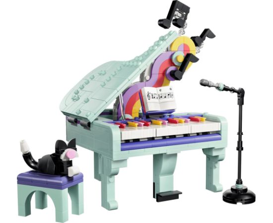 LEGO CREATOR 3 IN 1 31392 Music Decor Piano with Cat Jaunumi, Bērnu preces
