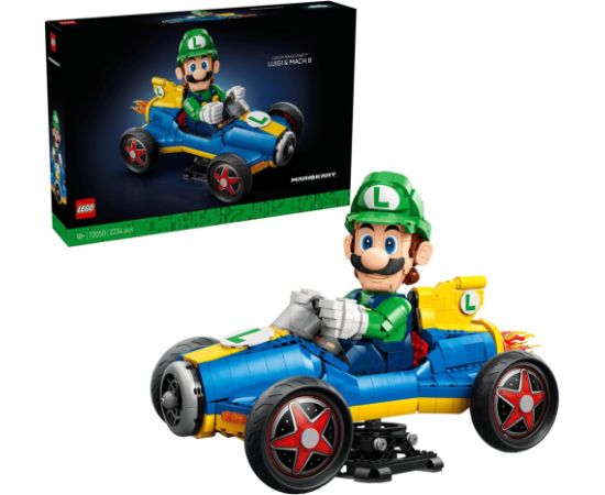 LEGO SUPER MARIO 72050 Mario Kart - Luigi and Mach 8 Новости - Детские товары
