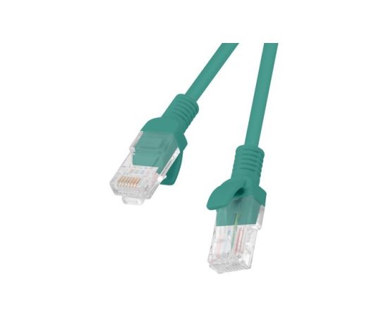 Lanberg PCU5-10CC-0050-G networking cable Green 0.5 m Cat5e U/UTP (UTP) Tīkla vadi