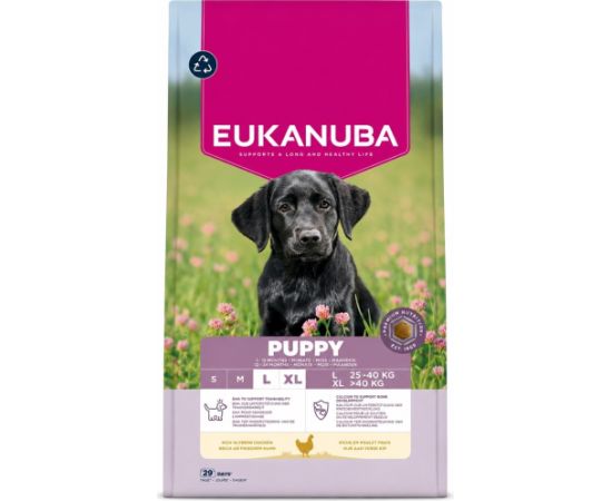 Eukanuba Dog Breeder Puppy Large Chicken 18kg Suņu barība
