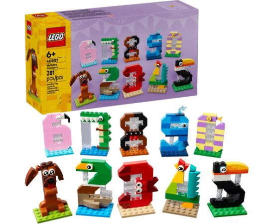 LEGO 40807 Birthday Numbers Новости - Детские товары