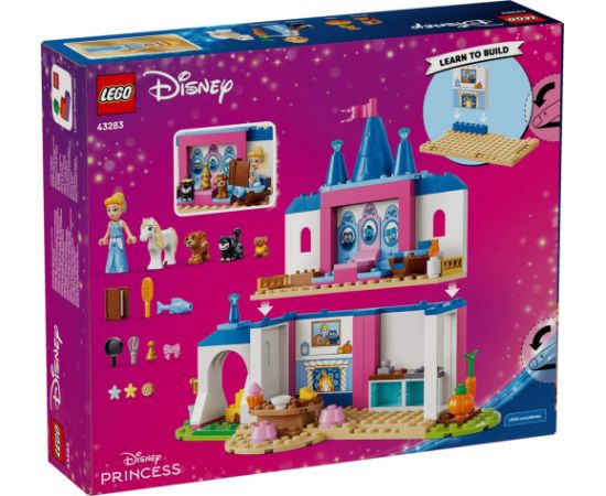 LEGO DISNEY 43283 Cinderella Animal Friends Castle Jaunumi, Bērnu preces