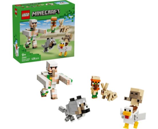 LEGO MINECRAFT 21592 Chicken Jockey Desert Attack Новости - Детские товары