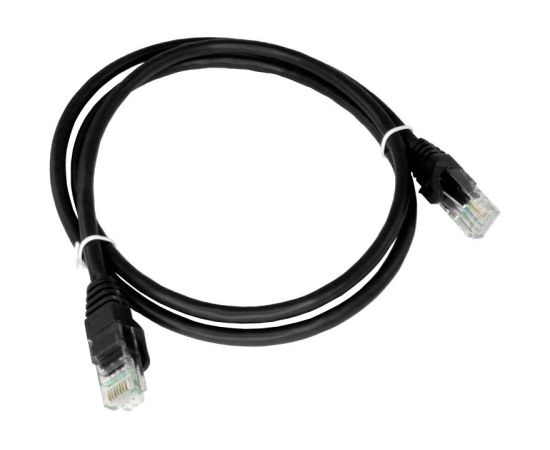 AVIZIO KKU6CZA0.5 networking cable Black 0.5 m Cat6 U/UTP (UTP) Tīkla vadi