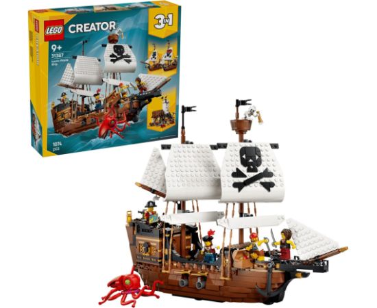 LEGO CREATOR 3 IN 1 31387 Iconic Pirate Ship Новости - Детские товары