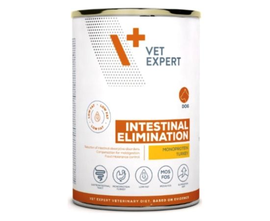 VetExpert Veterinary Diet Intestinal Fat Dog 400g Suņu barība