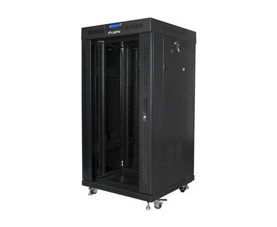 Lanberg FF01-6622-12BL rack cabinet 22U Freestanding rack Black Serveru komponentes