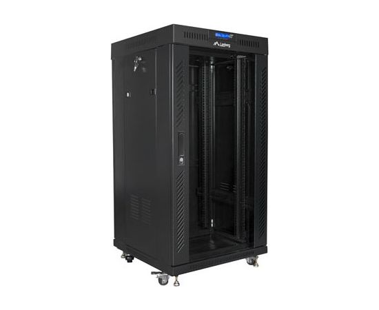 Lanberg FF01-6622-12BL rack cabinet 22U Freestanding rack Black Serveru komponentes