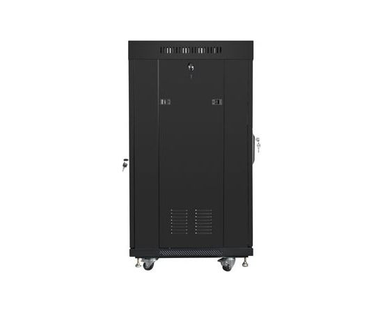 Lanberg FF01-6622-12BL rack cabinet 22U Freestanding rack Black Serveru komponentes