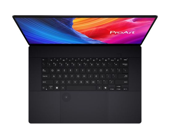 ASUS ProArt P16 H7606WM-SR122X Ryzen AI 9 HX 370 16.0"3K OLED Touch 120Hz 500nits AG 32GB LPDDR5X SSD1TB GeForce RTX 5060 8GB WLAN+BT Cam FHD 90WHrs W11Pro Nano Black Portatīvie datori