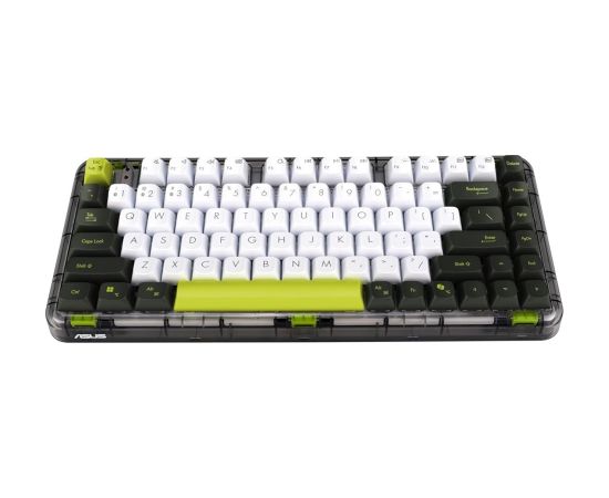 Klawiatura ASUS KD201 Jelly75 Wireless/Bluetooth Keyboard  Volt Green Klaviatūras