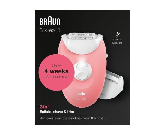 Depilator BRAUN Silk-épil 3 SE3-277 Epilatori, bikini trimmeri, sieviešu skuvekļi