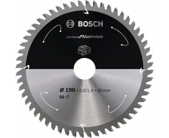 Griešanas disks Bosch Standard for Aluminium 2608837755; 140x20 mm; Z50 Zāģripas