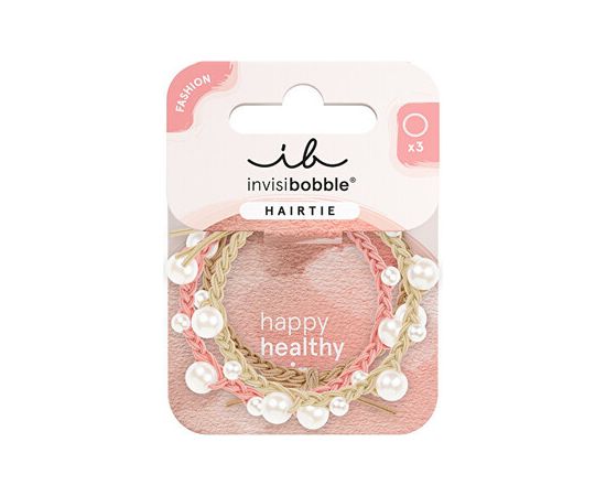 Invisibobble Hairtie Princess Pearl - Gumička do vlasů ( 3 ks ) Smaržas - NESAKĀRTOTS