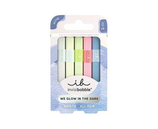 Invisibobble Hairtie Glow in the Dark - Gumička do vlasů ( 5 ks ) Smaržas - NESAKĀRTOTS