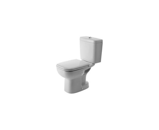 Duravit poda apakša D-Code, 355x650 mm, vertikāls izvads, balta Tualetes Podi uz grīdas