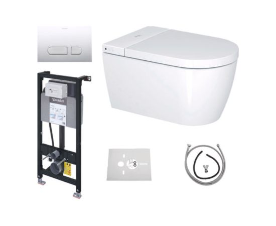 Duravit komplekts-pods SensoWash Starck F Lite Compact, rāmis, taustiņš A1, +pieslēguma komplekts, balts Крупная бытовая техника