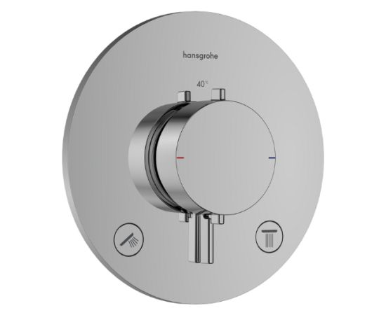 Hansgrohe termostata Ecostat Comfort S virsapmetuma daļa, 2 funkcijas, hroms Встраиваемые